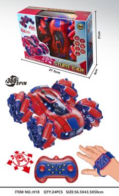 Dual remote control car BMW-Spider-Man
