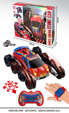 Dual remote control Lamborghini eight-wheel-Optimus Prime
