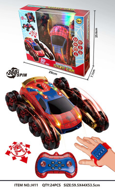 Dual Remote Control Lamborghini Eight Wheels-Spider-Man (Pack Power)
