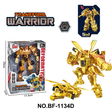 Aircraft deformation robot (spray gold version)