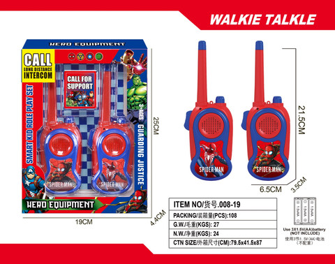 Close range Spider-Man intercom