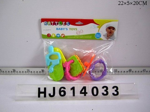 4 teeth-gel rattles