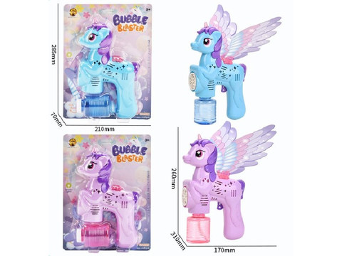 Porous large wing unicorn bubble gun