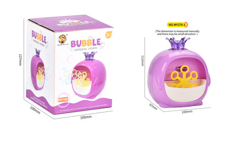 Mini Crown Bubble Machine