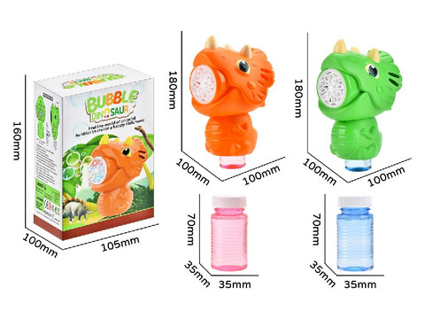 Triceratops bubble machine
