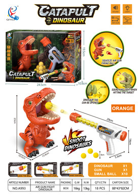 Dinosaur aerodynamic gun