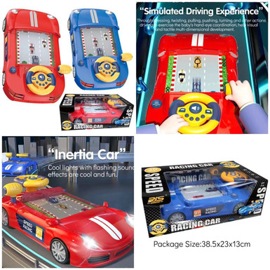 Steering wheel, game machine, two-color mixed