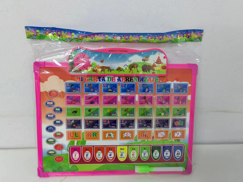 English and Western reading board with drawing board function and 1 pen