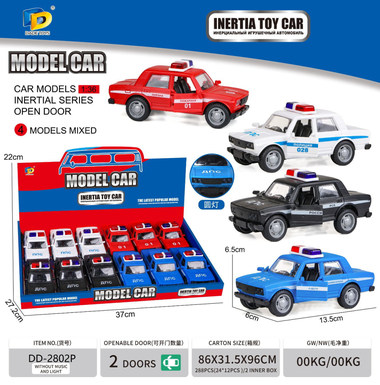Inertial Russian Lada police car