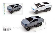 1：16六轮狂野特斯拉概念皮卡车斗惯性车