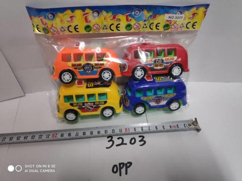 Four returning police cars