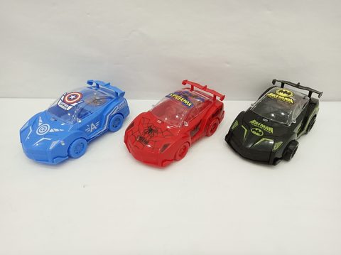 Cable lights carry superhero cars