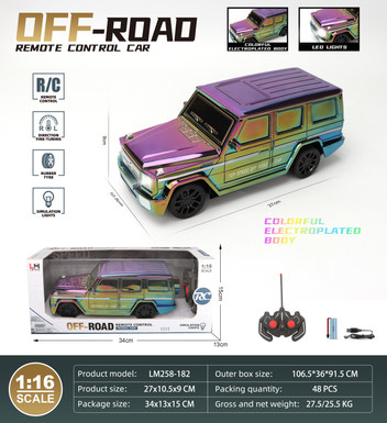 Four-way remote control car with lighting 1:16 remote control model car