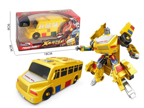 deformed school bus
