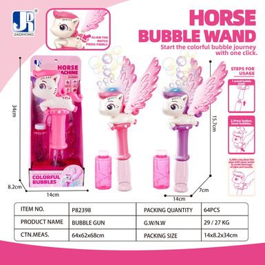 Electric lighting bubble stick with wings