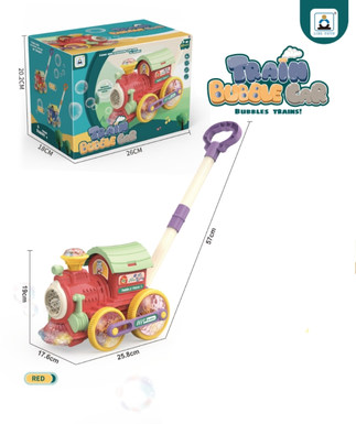 Train bubble cart red