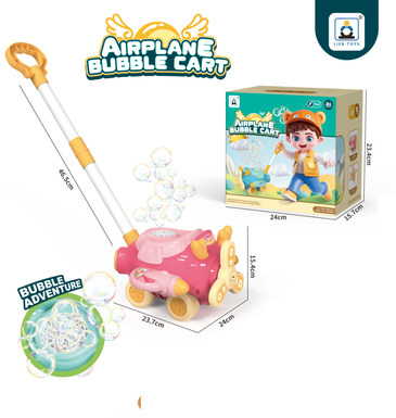 Aircraft bubble cart, pink (lithium version)