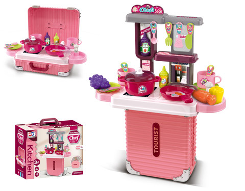 Tableware, small suitcase