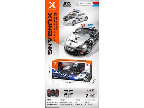 1:22 Beetle Police Car (Four Roads)