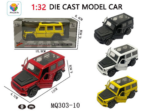 1:32 Simulated Mercedes-Benz G550 two-door pullback alloy car