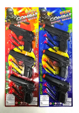 Soft bullet gun (three shots)
