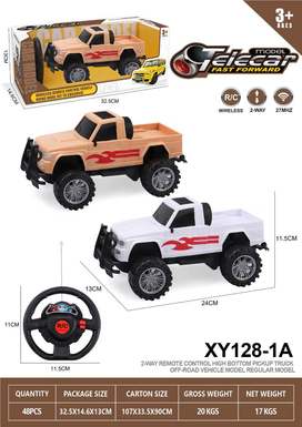 2-way solid-color remote control pickup mountain off-road vehicle (without power included)