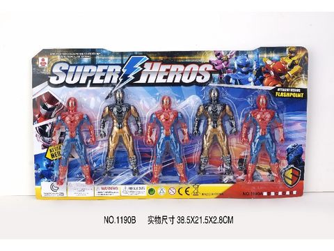 Five Spiders