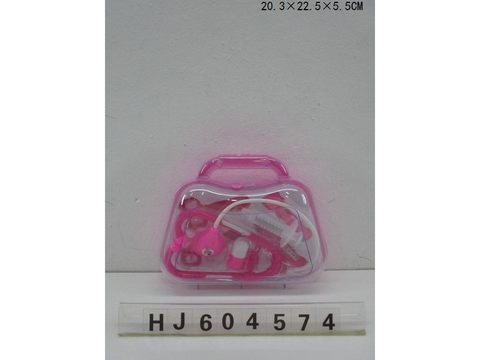 Pink medical equipment and benzene box