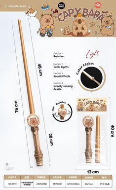 Kapibala rotating acousto-optic telescopic sword