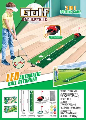 Dinosaur ball return golf set
