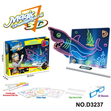 3D Light Sketchboard (with glasses)-Ocean Edition (English packaging)