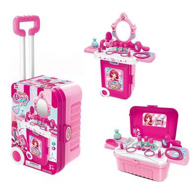 3-in-1 cosmetic toy travel case