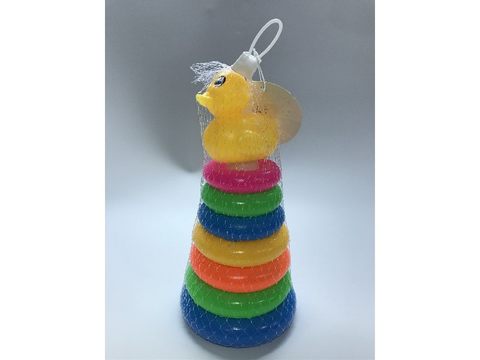 Seven-layer digital rainbow roping duck