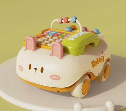 Rabbit phone car English