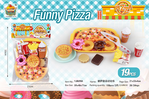 Pizza fast food combination