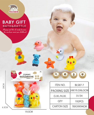 Lush plastic baby bathroom toy