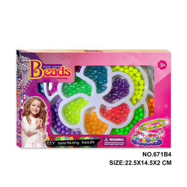 Small display box flower-shaped DIY jewelry beads
