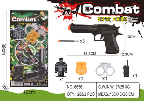 Needle gun police suit