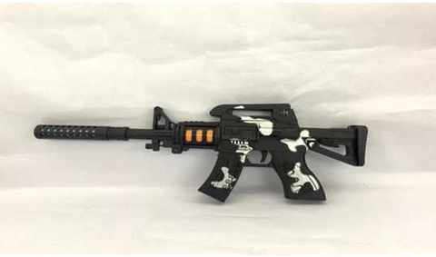 Camouflage flash voice gun