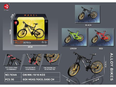 Alloy shock-absorbing bicycle