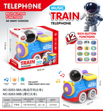 Astronaut electric universal telephone train