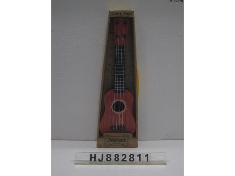 Simulated wood grain guitar English version