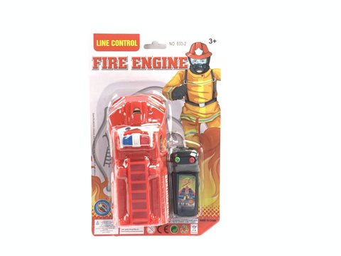 Remote-controlled cartoon fire truck