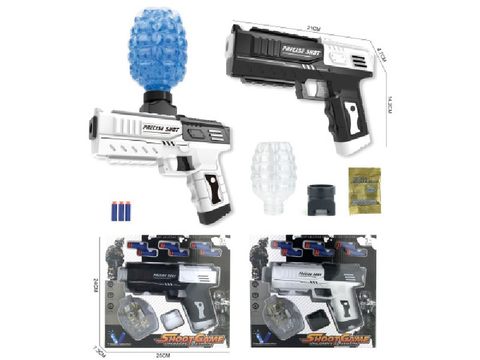 Dual-purpose manual soft bullet gun A (black/white mixed)