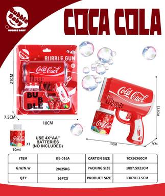 Coke Bubble Gun