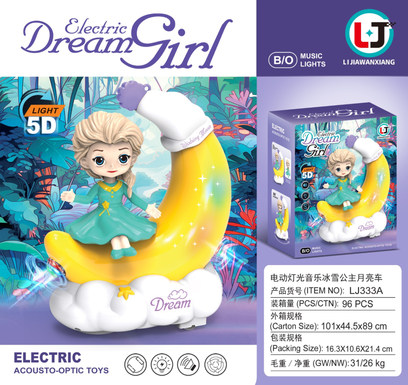 Snow Princess Moon Car