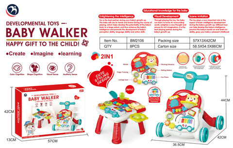 Walker game table 2 in 1