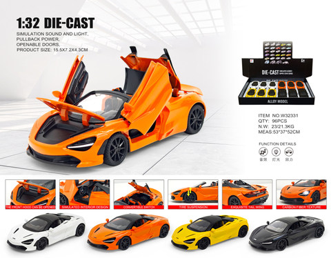 1:32 McLaren 720S alloy car
