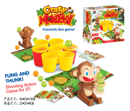 Monkey shooting game