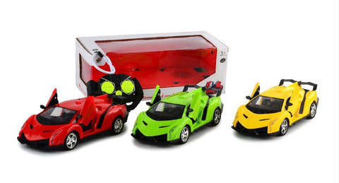 1:18 Lamborghini remote control door opening lighting simulation remote control car (5-way)(red, yellow, green)